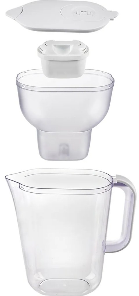Cană cu filtru Orion 156019 Carbo 3 l , alb