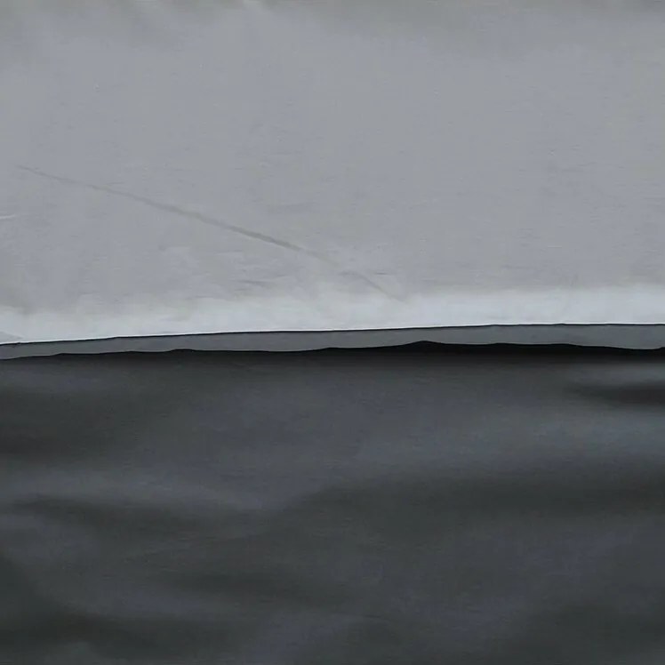 B.E.S. Petrovice Lenjerie de pat din bumbac Double face antracit/gri