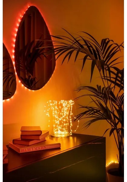 Twinkly TWD060STP-T - Ghirlandă LED RGB reglabilă DOTS, 60 LED, 7 m, USB, Wi‑Fi