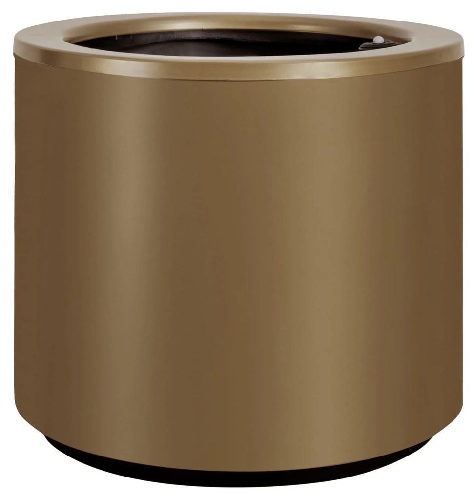 Ghiveci cilindric cu auto-irrigare KAVA, diferente variante - Hobby Flower Dimensiuni: Ø50 x 40, Culoare: bronz