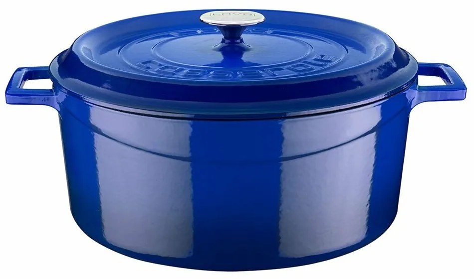 LAVA Metal Oală din fontă, diametru 32 cm,albastră, 9,8 l