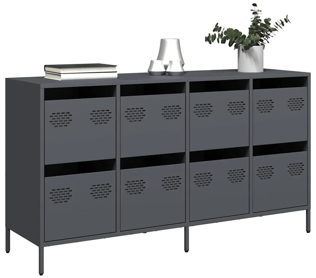 vidaXL Dulap, antracit, 135x39x73,5 cm&lt;br /&gt;, oțel laminat la rece