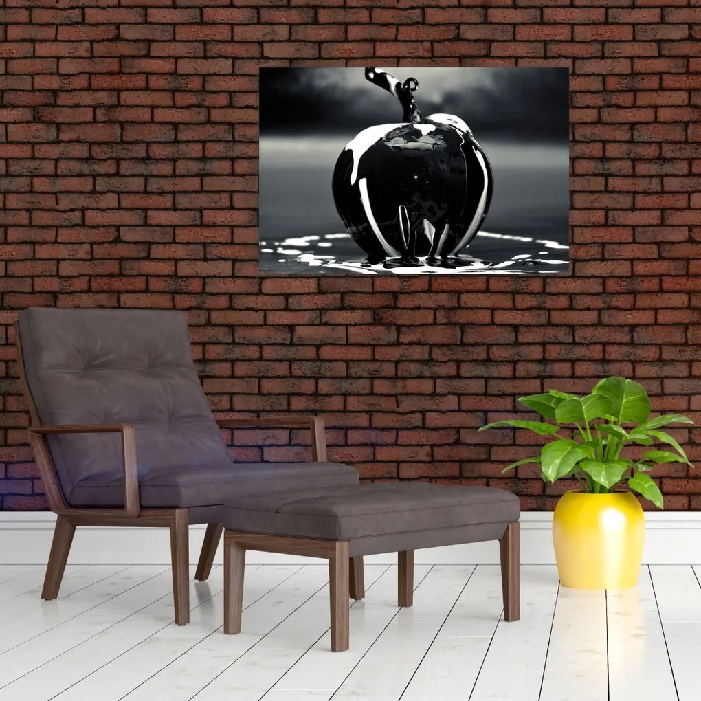 Tablou cu mărul negru (90x60 cm)