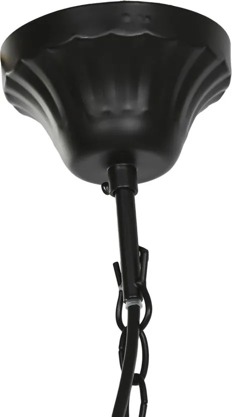 Candelabru din metal, negru, cu 12 brațe, 46 x 54 cm, „Cayeux”