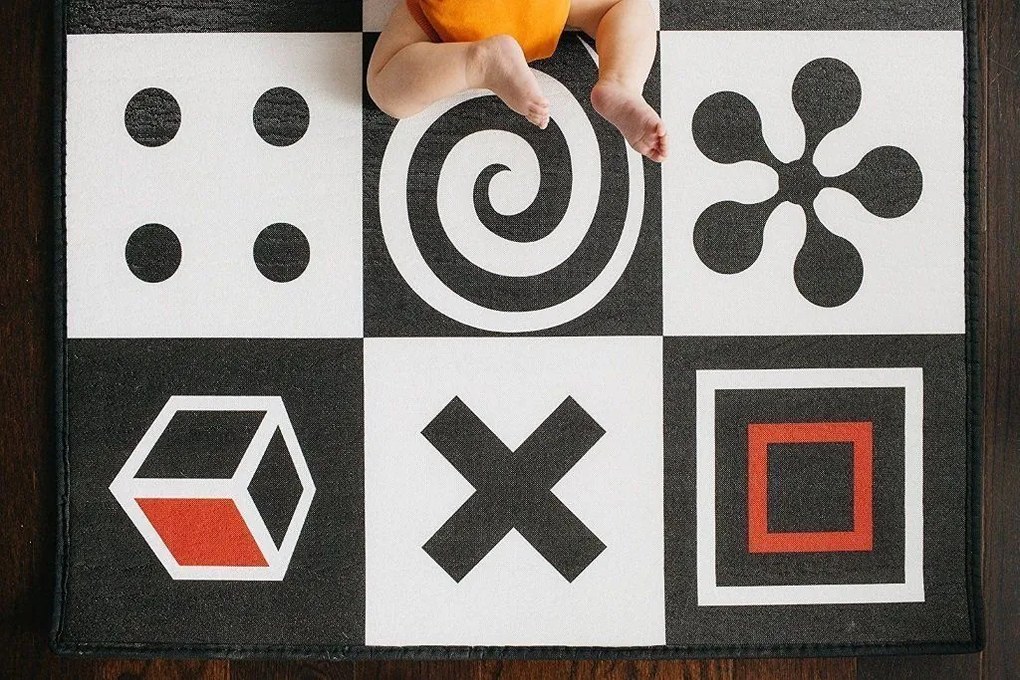 Covoras de Joaca pentru Copii Prince Lionheart Geometric/ Farm