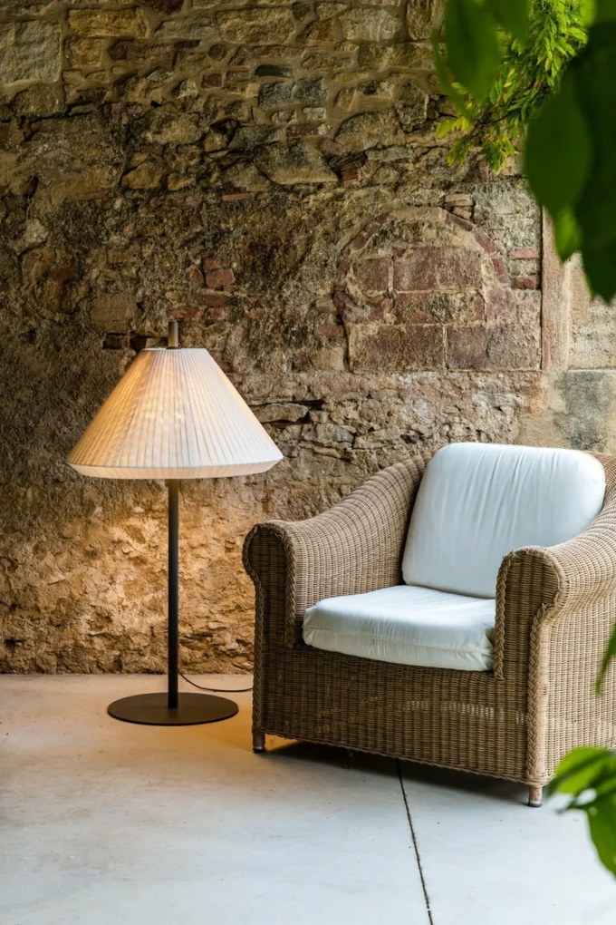 Lampa de podea iluminat exterior decorativ SAIGON 120/T70 gri/crem
