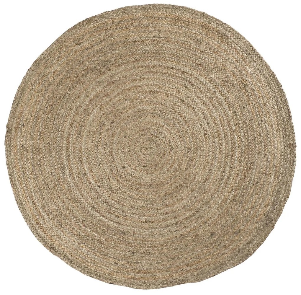 IB Laursen Covor din iuta, ROUND NATURAL 220 cm