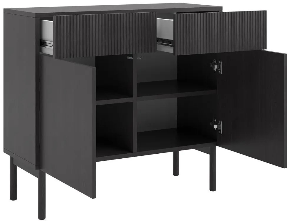 Comodă Noelia N7  (arin negru portland). 1100500