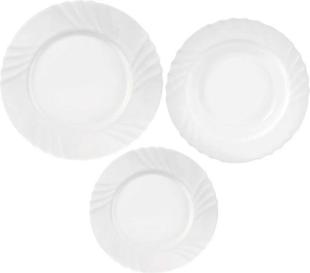 Set de masă Orion Luna 18 piese, rotund, cuvaluri