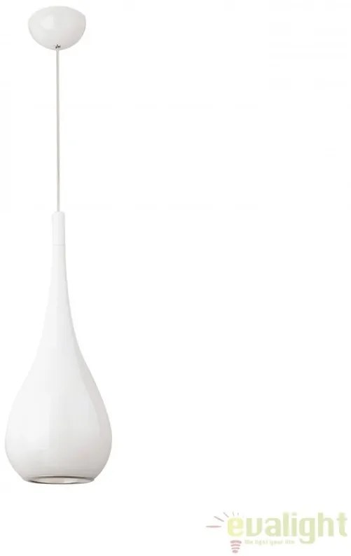 Pendul stil modern diam.20cm DROP alb P0235 MX