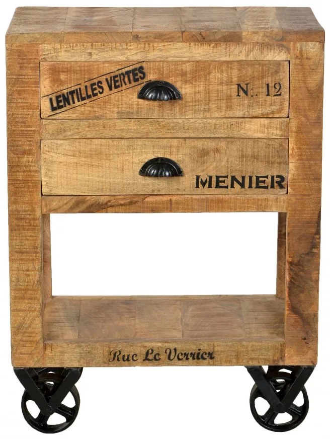 Comoda din mango Rustic 80 cm