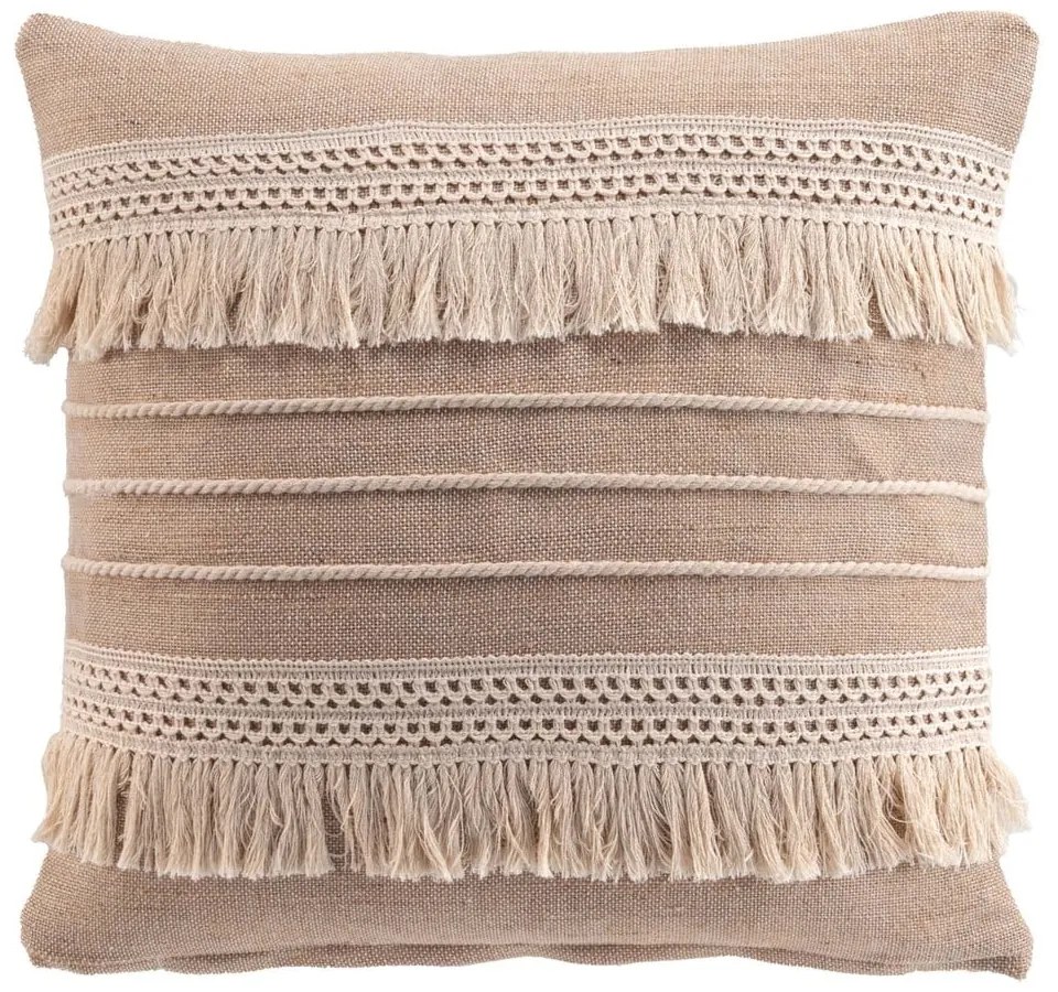 Pernă decorativă din amestec de iută 45x45 cm Cirrus – douceur d'intérieur