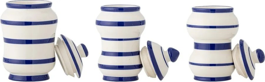 Recipiente 3 buc. din ceramică pentru alimente Maynard – Bloomingville