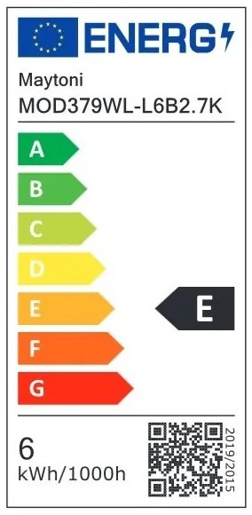 Aplica de perete LED, Sticla, Multicolor, Misterio