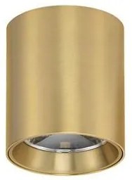 Spot aplicat LED design tehnic IRIS auriu mat