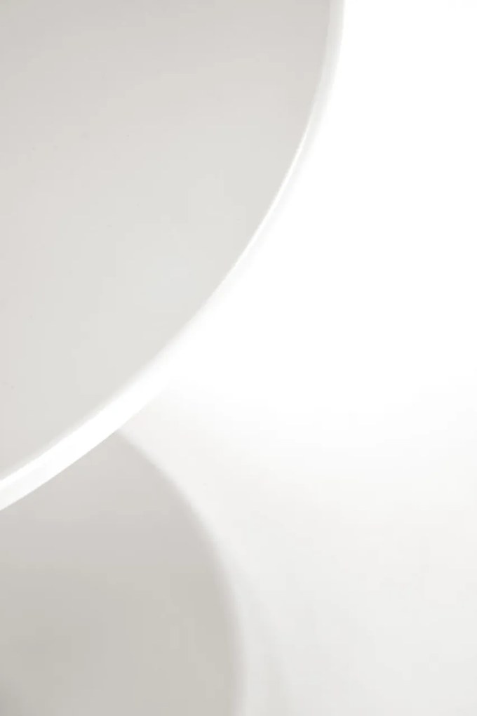 Masa de cafea rotunda Cirilla alba ø40/h47 cm