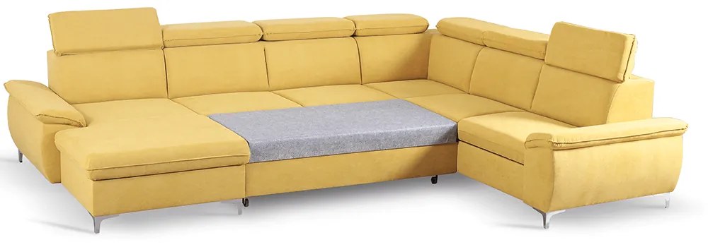 Canapea, muştar, model stânga, MARELIA