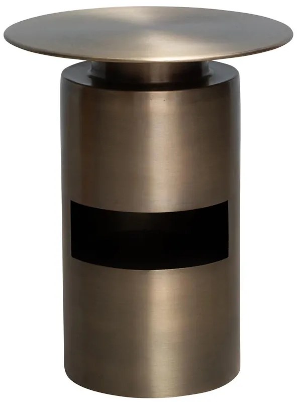 Masuta laterala, din metal, antique gold Shifumi
