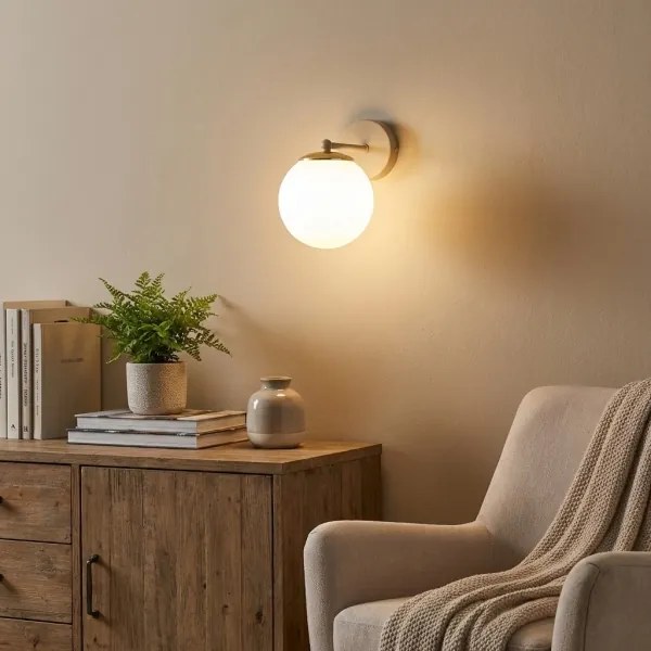 BRILAGI - Aplica de perete MILO ECRU 1xE27/60W/230V bej/auriu