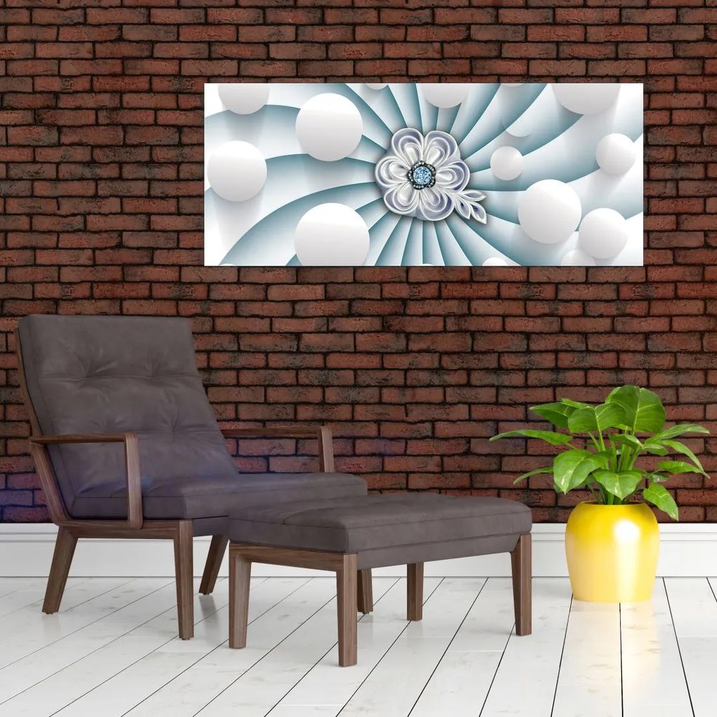 Tablou abstracției artistice (120x50 cm)
