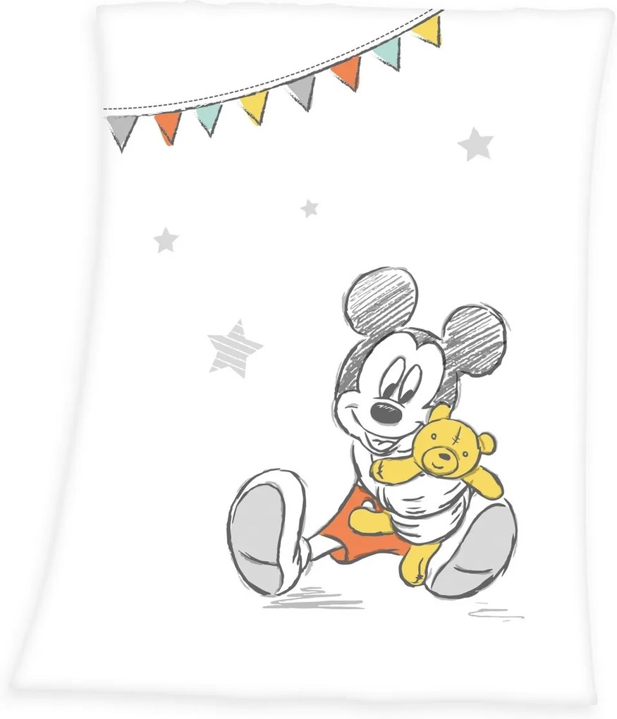Pătură Herding Mickey Mouse, pentru copii, 75 x 100 cm