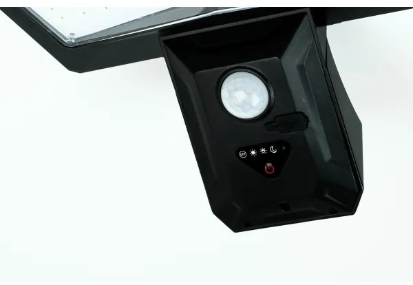 Immax 08482L-Aplică LED solară cu senzor LED/2,6W/5,5V IP65 negru