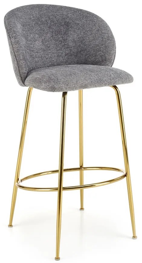 Scaun de bar Barry, gri