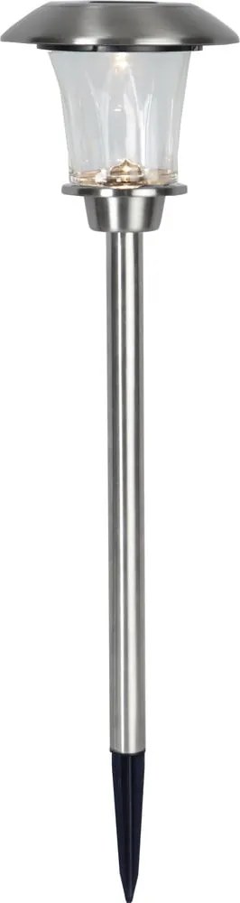 Lampadar LED pentru grădină Star Trading Living, argintiu