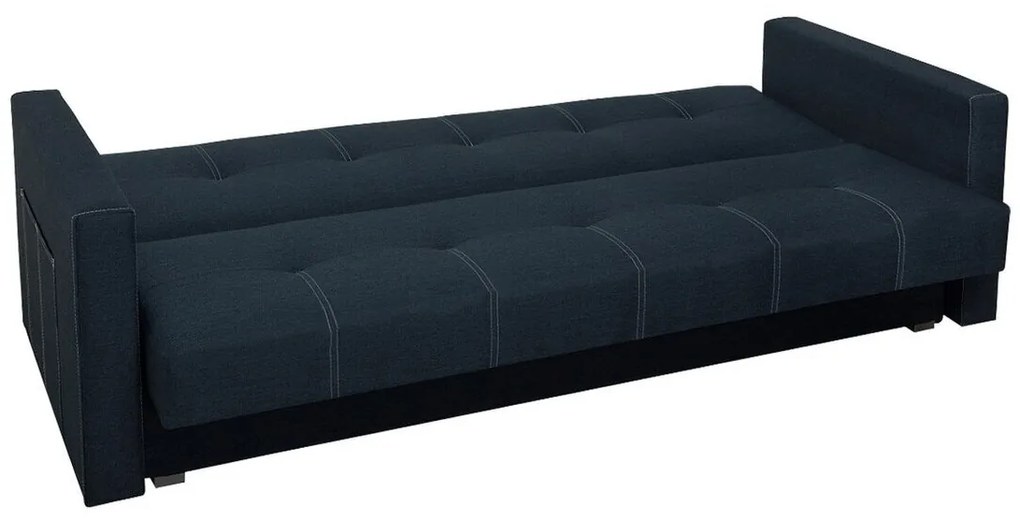 Canapea extensibilă Edinburg 104Cutie de pat, 94x204x89cm, 64 kg, Picioare: Plastic
