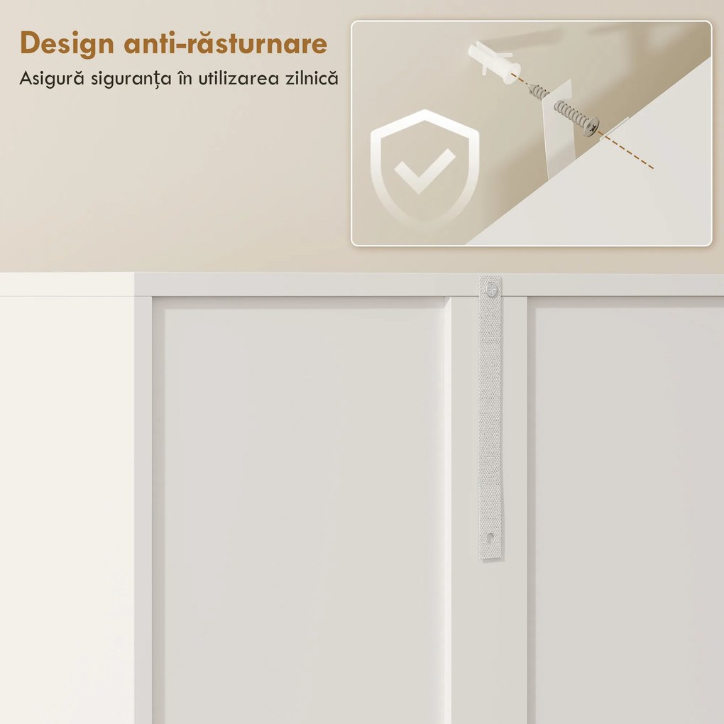 HOMCOM Dulap de Baie Înalt 174 cm cu Coș pentru Rufe Rabatabil, Alb. | Aosom Romania