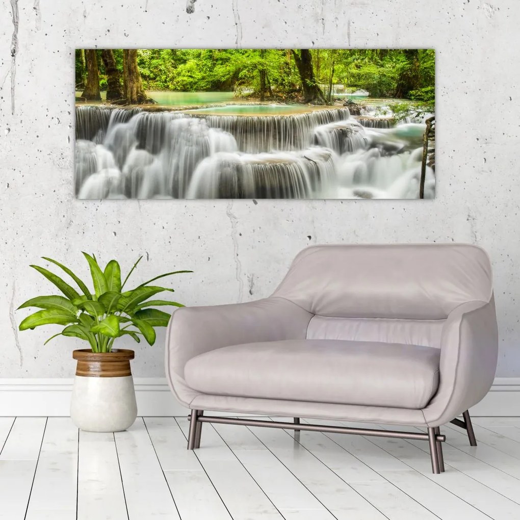 Tablou cu cascade (120x50 cm)