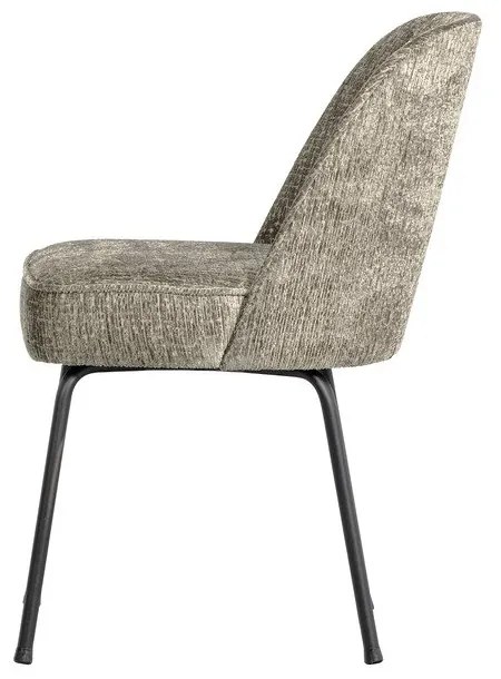 Scaune de dining crem 2 buc. din catifea Vogue – WOOOD