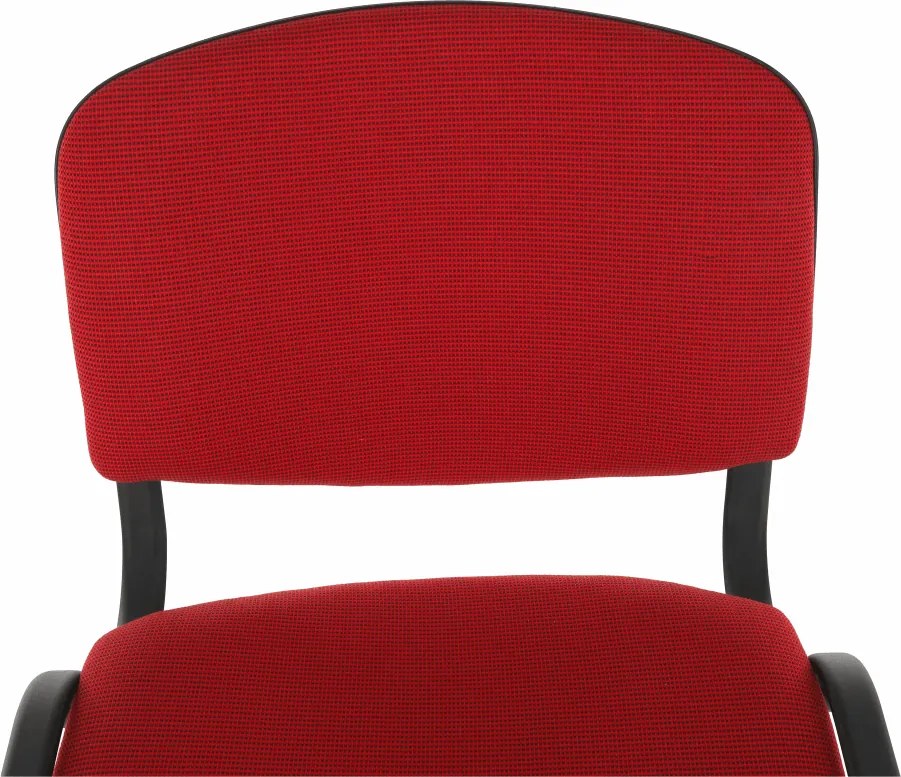 Scaun de birou, roşu, ISO NEW