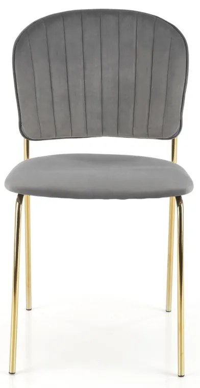 Scaun K499 velvet gri