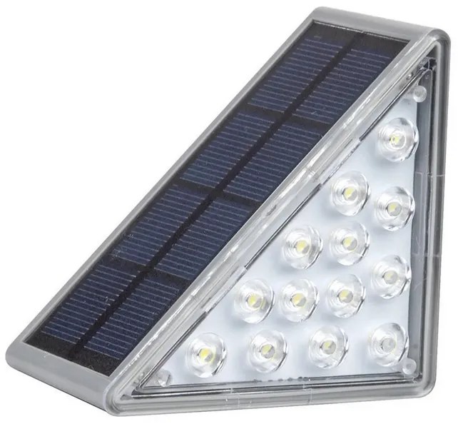 Set de iluminat solar pentru scări - LED alb - 6 bucăți