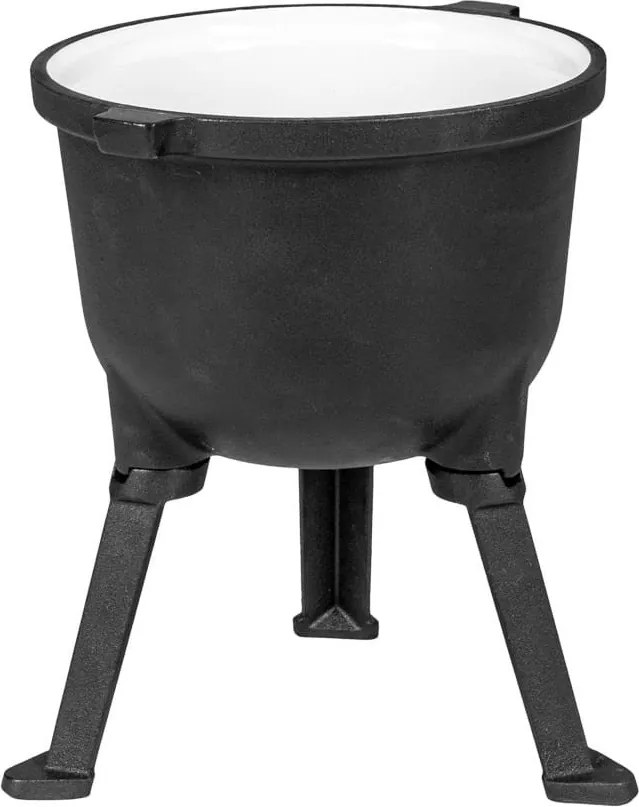 Oală din fontă cu picioare 5 litri emailată