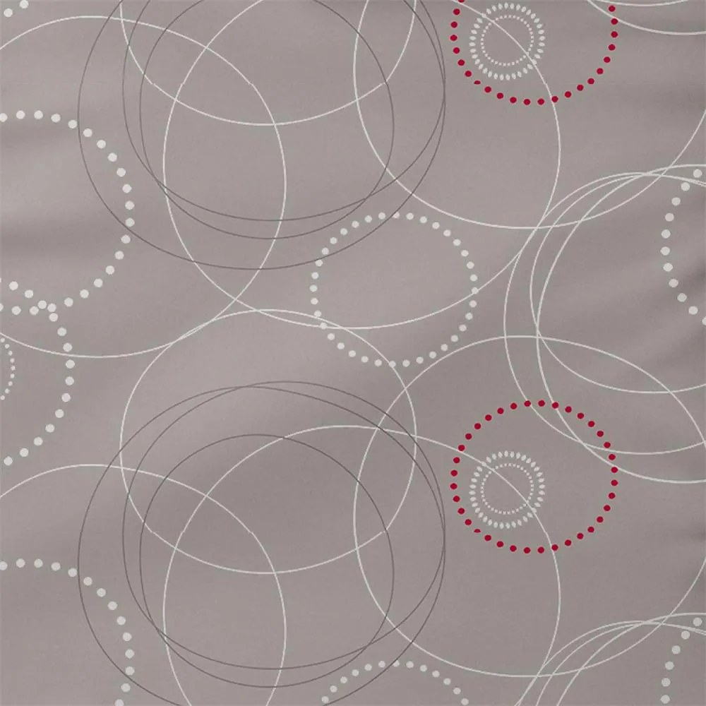 Lenjerie de pat din bumbac Renforce CORA gri Dimensiune lenjerie de pat: 2 buc 80 x 80 cm | 200 x 200 cm