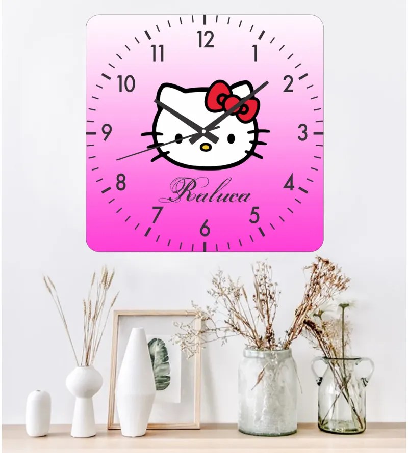 Ceas de perete Hello Kitty