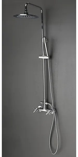 Sapho - Baterie de duș AXIA, crom lucios