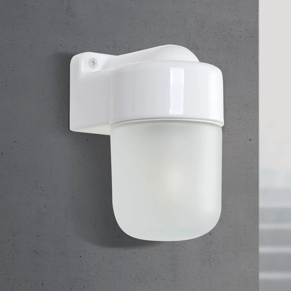 Aplica de perete design minimalist din ceramica alba OSTIA