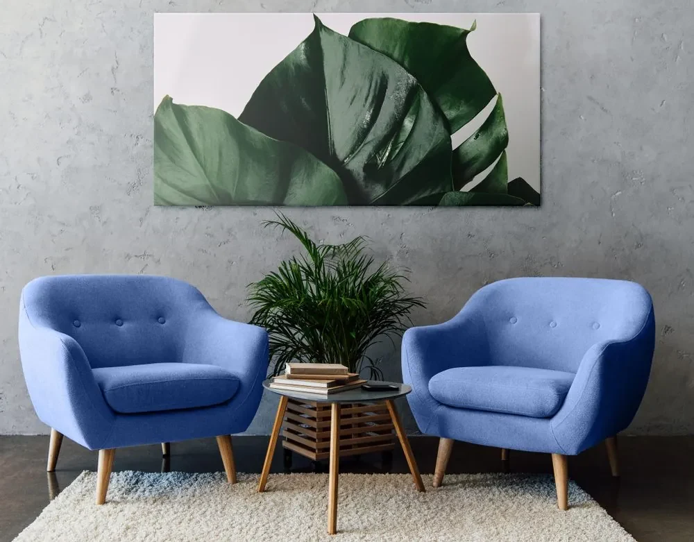 Tablou frunză de philodendron