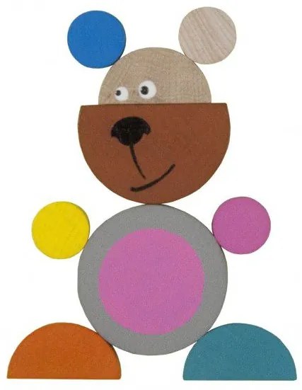 Puzzle magnetic ZOO într-o cutie de 33x23x3,5cm