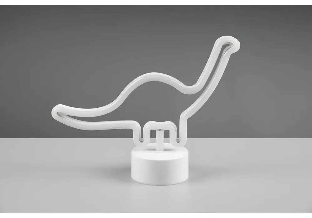 Veioză albă LED (înălțime 20 cm) Bronto – Reality