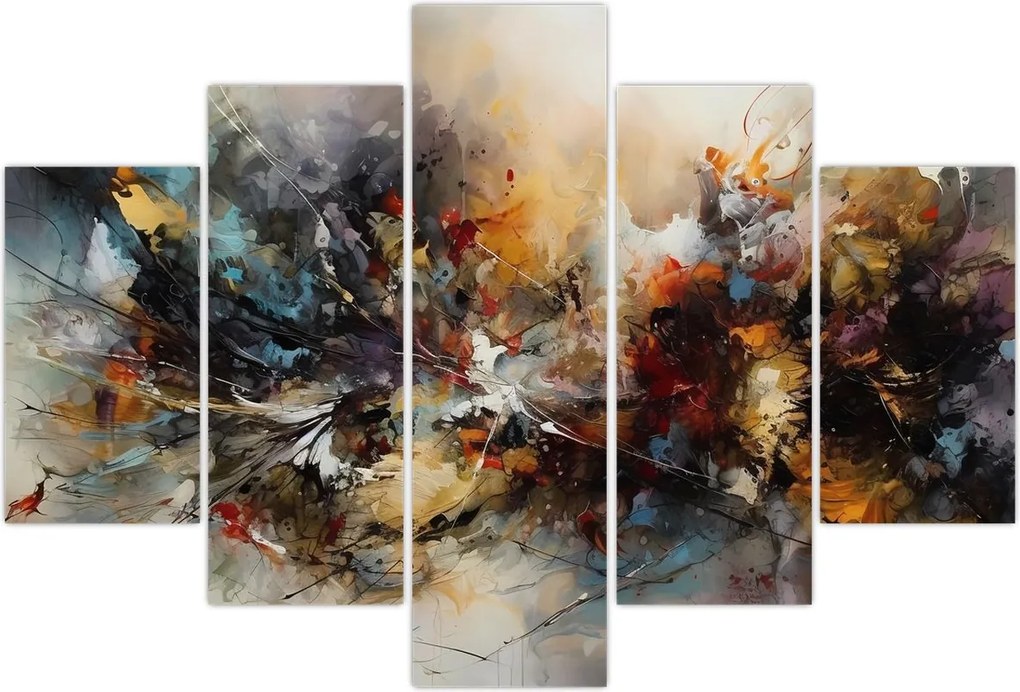 Tablou - Grafică abstractă (150x105 cm)