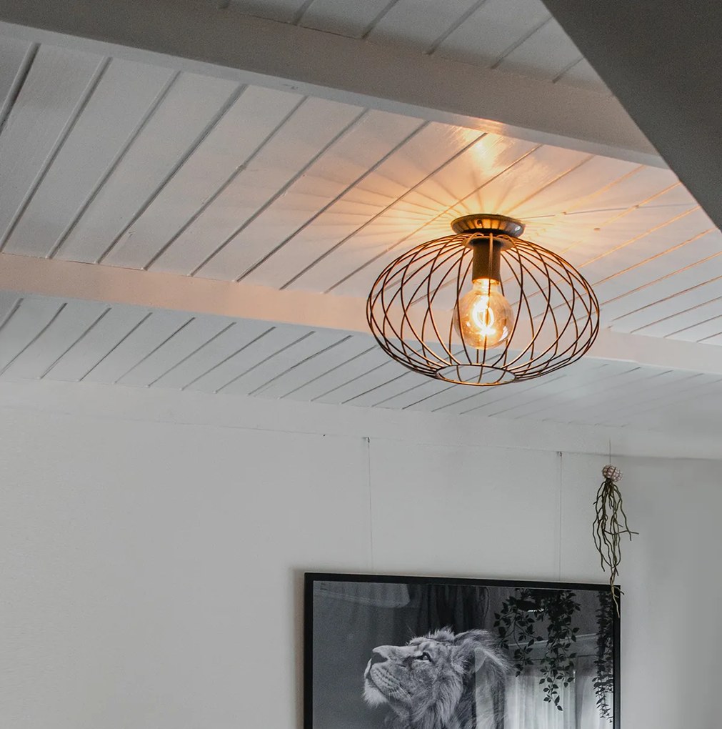 Plafoniera industriala neagra - Margarita