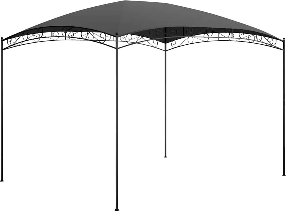 vidaXL Pavilion, antracit, 3 x 4 x 2,65 m, 180 g/m²