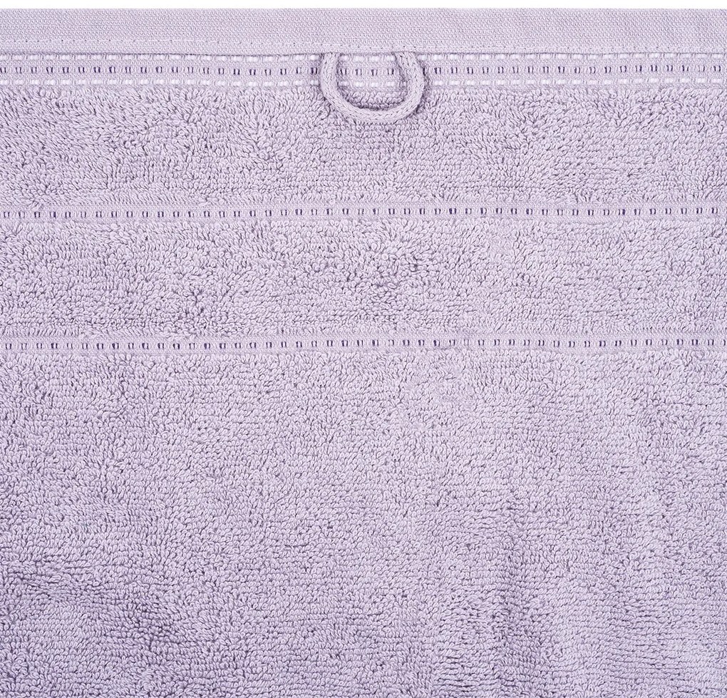 Prosop de baie BARBARA 70x130 cm mov deschis, 100% bumbac