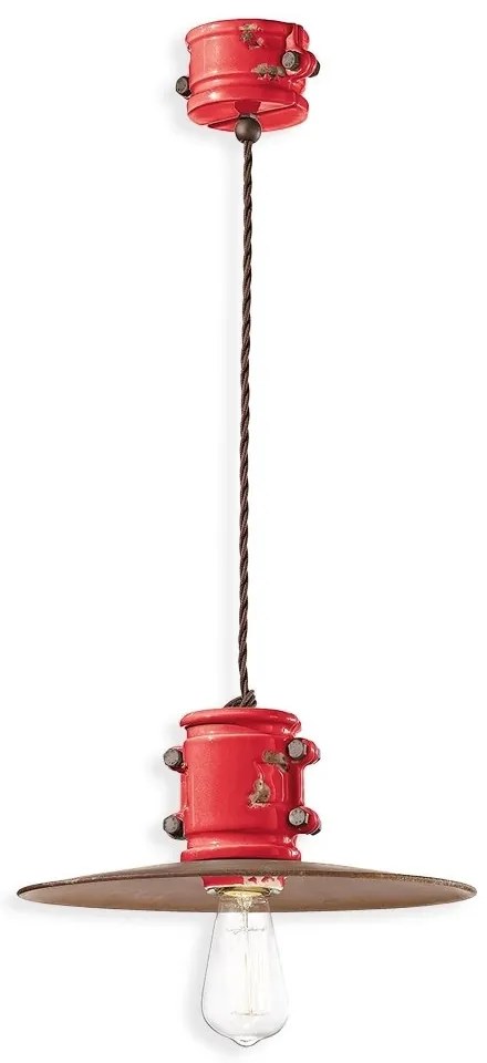 Pendul design retro realizat manual din ceramica URBAN