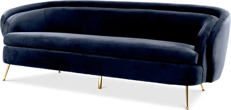 Canapea eleganta design LUX Orion, savona midnight blue