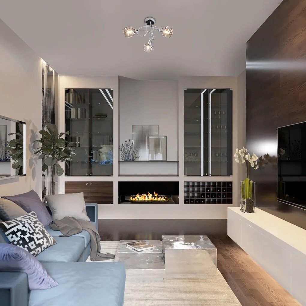 Lustra cu 3 spoturi design modern Tamara 5348 RX